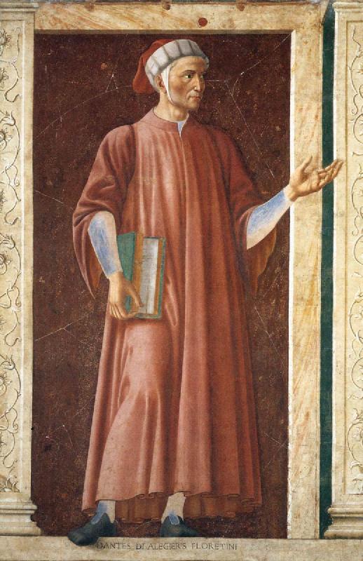 Andrea del Castagno Dante Allighieri